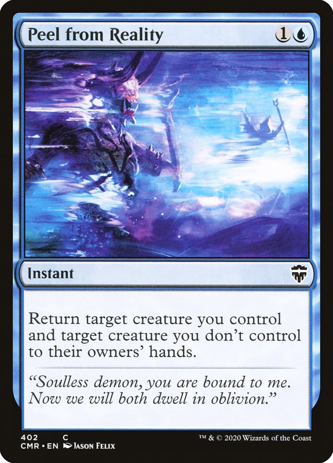 Peel from Reality [Commander Legends Commander Deck]