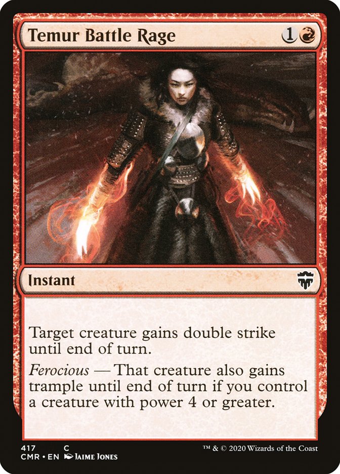 Temur Battle Rage [Commander Legends Commander Deck]