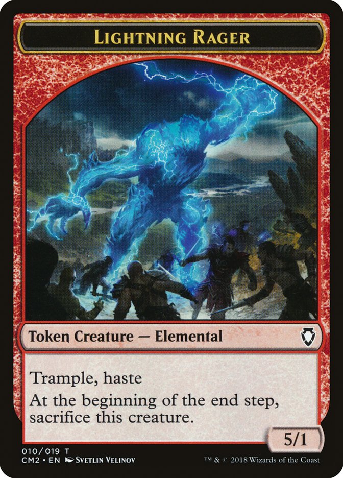 Lightning Rager [Commander Anthology Volume II Tokens]