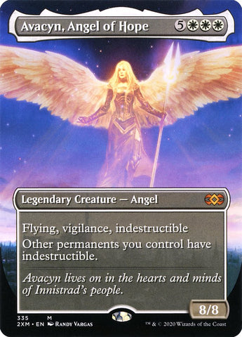 Avacyn, Angel of Hope (Toppers) [Double Masters Extended Art]