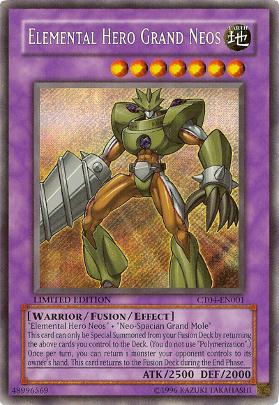 Elemental HERO Grand Neos [CT04-EN001] Secret Rare