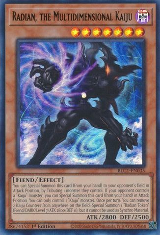 Radian, the Multidimensional Kaiju [BLC1-EN035] Ultra Rare