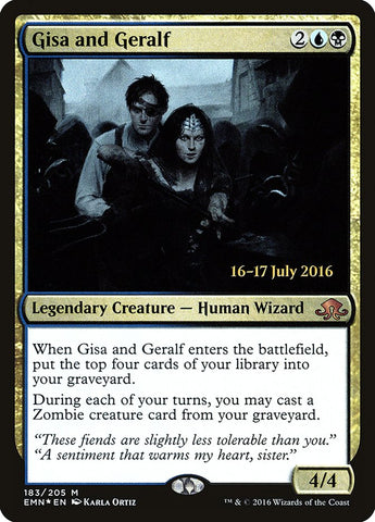 Gisa and Geralf  [Eldritch Moon Prerelease Promos]