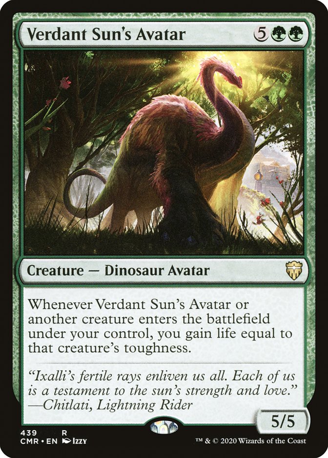 Verdant Sun's Avatar [Commander Legends Commander Deck]