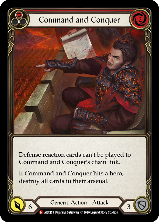 Command and Conquer [ARC159] Unlimited Edition Rainbow Foil