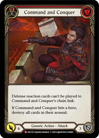 Command and Conquer [ARC159] Unlimited Edition Rainbow Foil