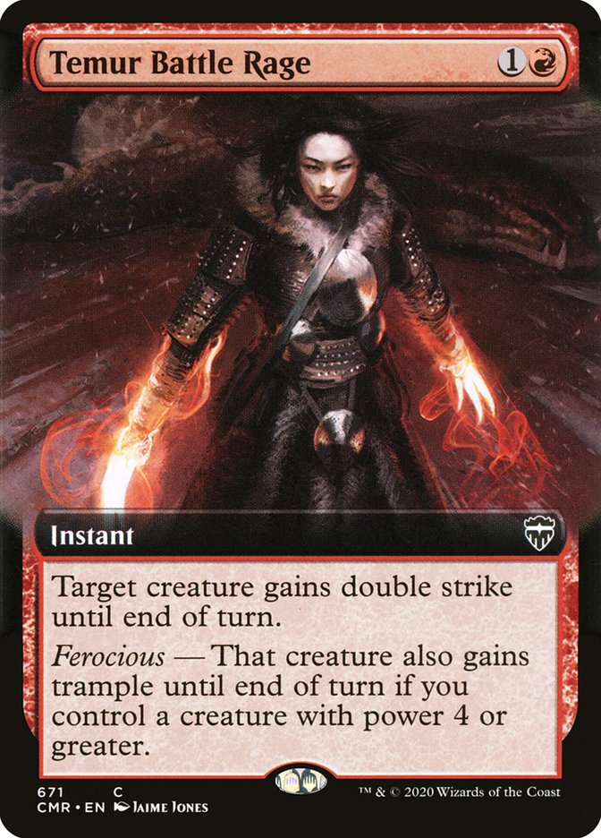 Temur Battle Rage (Extended) [Commander Legends Extended]