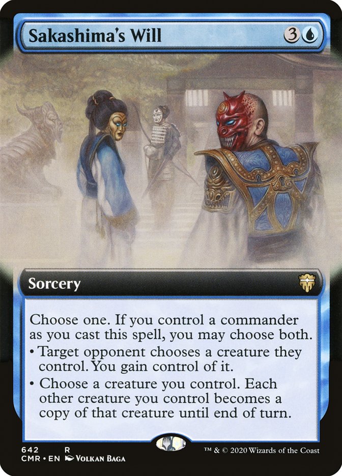 Sakashima's Will (Extended) [Commander Legends Extended]