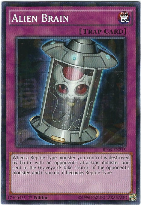 Alien Brain (Shatterfoil) [BP03-EN215] Common