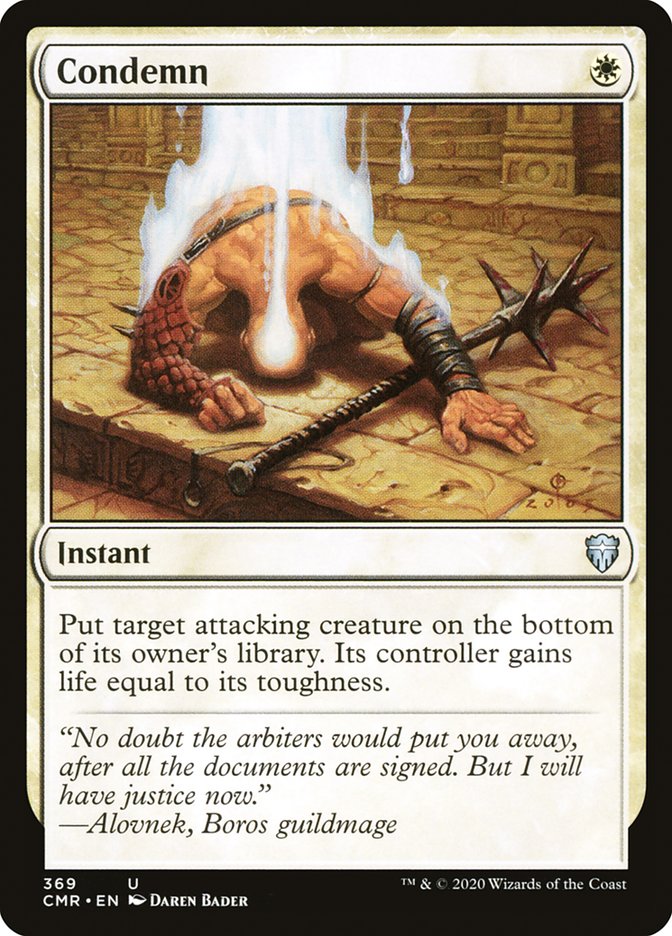 Condemn [Commander Legends Commander Deck]