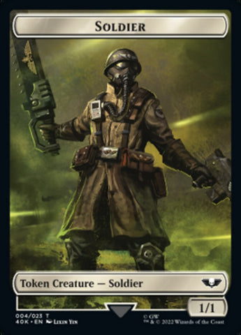 Soldier (004) // Vanguard Suppressor Double-sided Token [Universes Beyond: Warhammer 40,000 Tokens]